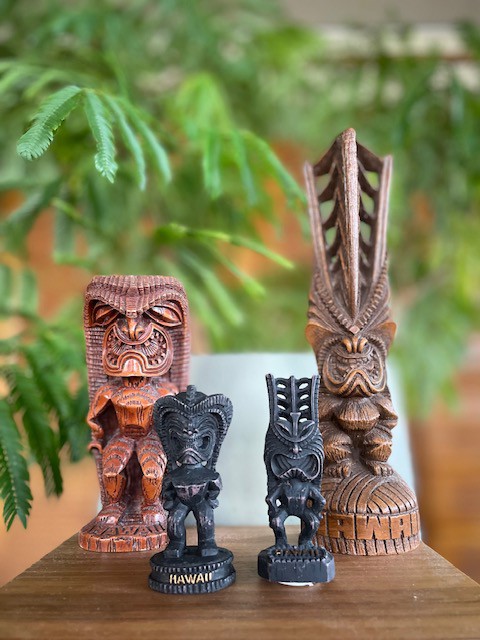 TIKI★ソルト&ペッパー★ティキ★ハワイアン★アロハ★神様★ティキ★ビンテージ TIKIソルト&ペッパーティキハワイアンアロハ神様ティキビンテージ