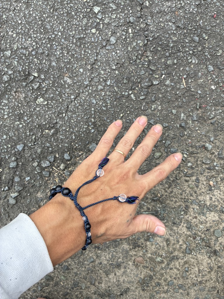 麻珠絹紐ブレスレット浄化(APATITE): 『岩座(いわくら)』公式通販