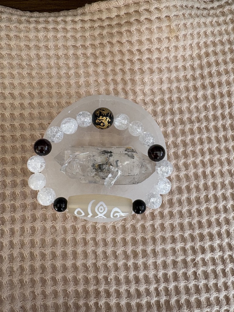 四神ブラックオニキス1粒 14mm(BLACK ONYX): 『岩座(いわくら