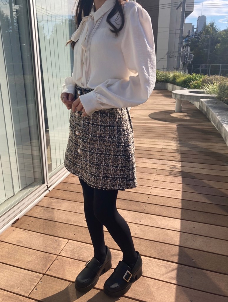 未使用 tutuanna 60デニール タイツ 中水玉柄 紺