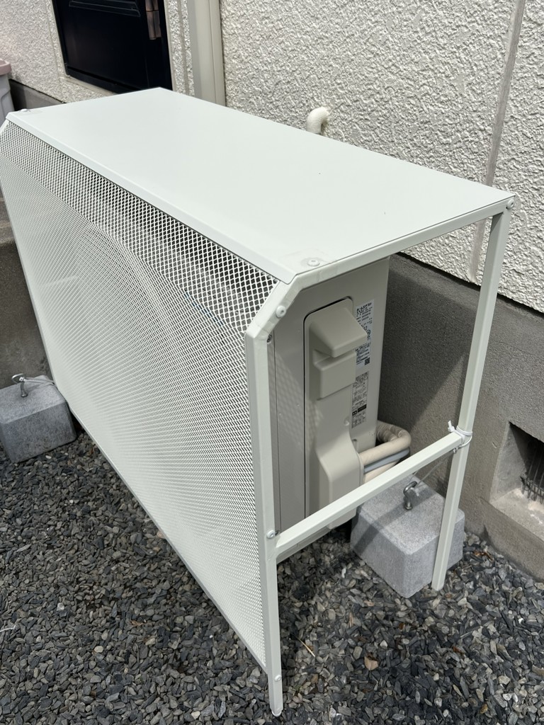 エアコン室外機カバー スチール HKAC-90/HKAC-100 山善 | 山善ビズコム