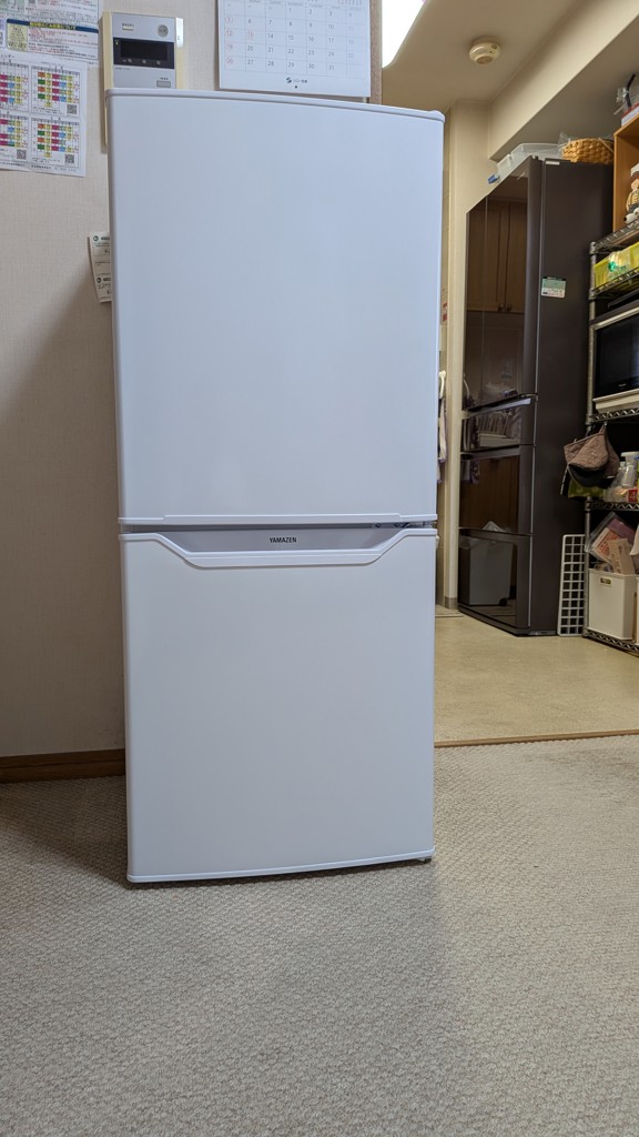 山善 冷蔵庫 YFR-D111(W) 106L 2023年製 山善 冷蔵庫 一人暮らし 小型 2ドア 106L (冷蔵室73L/冷凍室33L) YFR