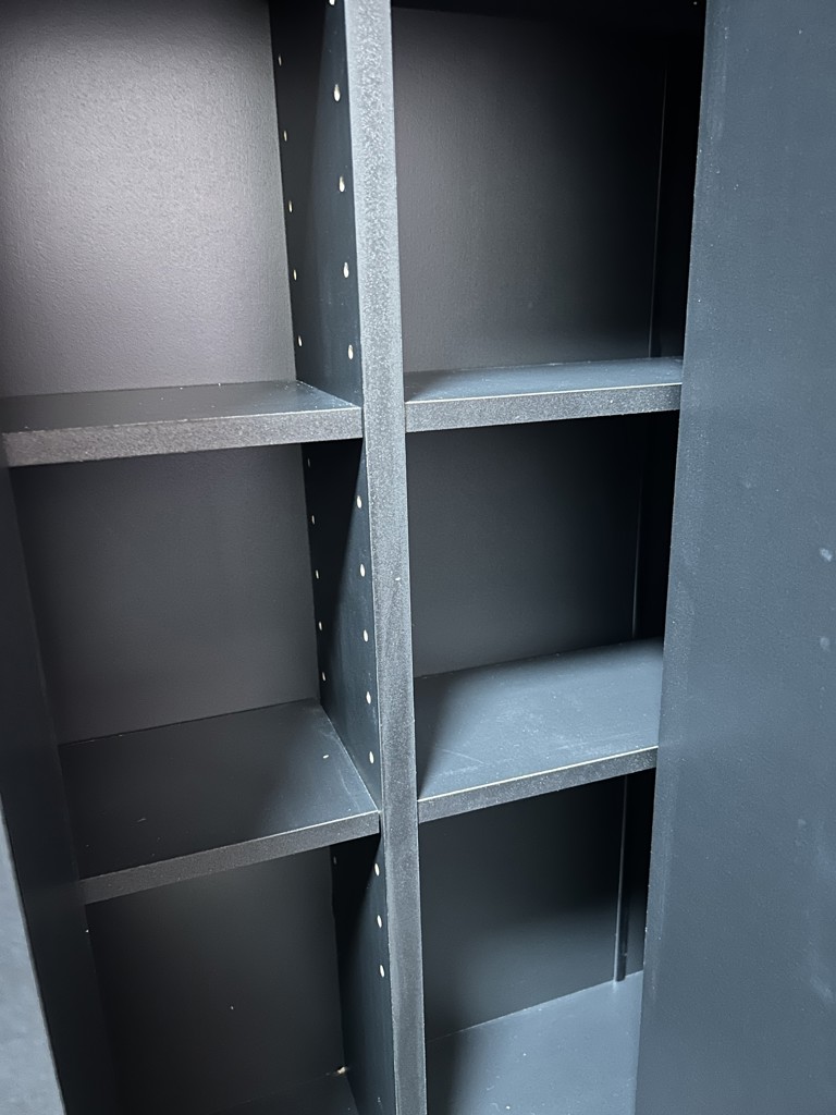 本棚 ダブルスライド 幅90 奥行29 高さ92cm コミック370冊収納 山善