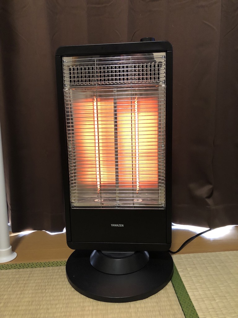 カーボンヒーター 遠赤外線 速暖(450/900W) DC-S097 左右首振り 山善