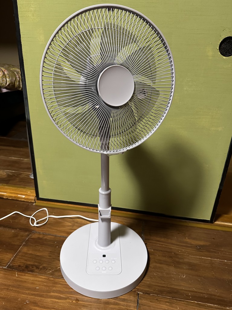 扇風機 DCモーター 左右首振り リビング フルリモコン式 風量9段階