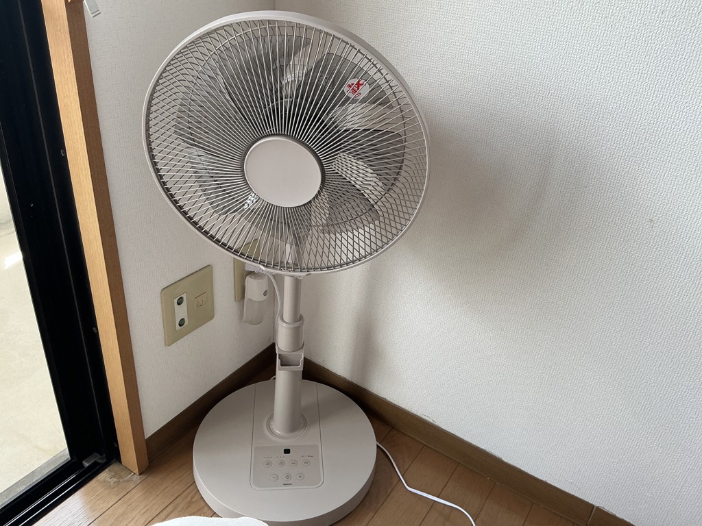 扇風機 DCモーター 左右首振り リビング フルリモコン式 風量9段階