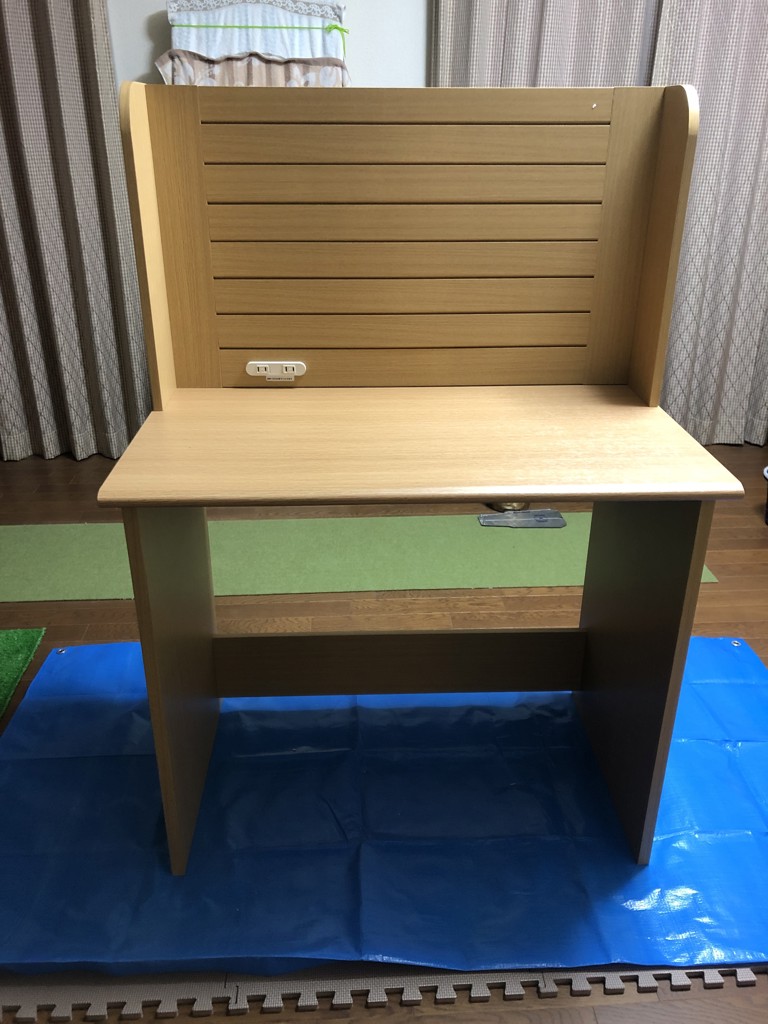 デスク 学習机 幅84.5 奥行50 高さ120cm KJD-8550 山善 YAMAZEN