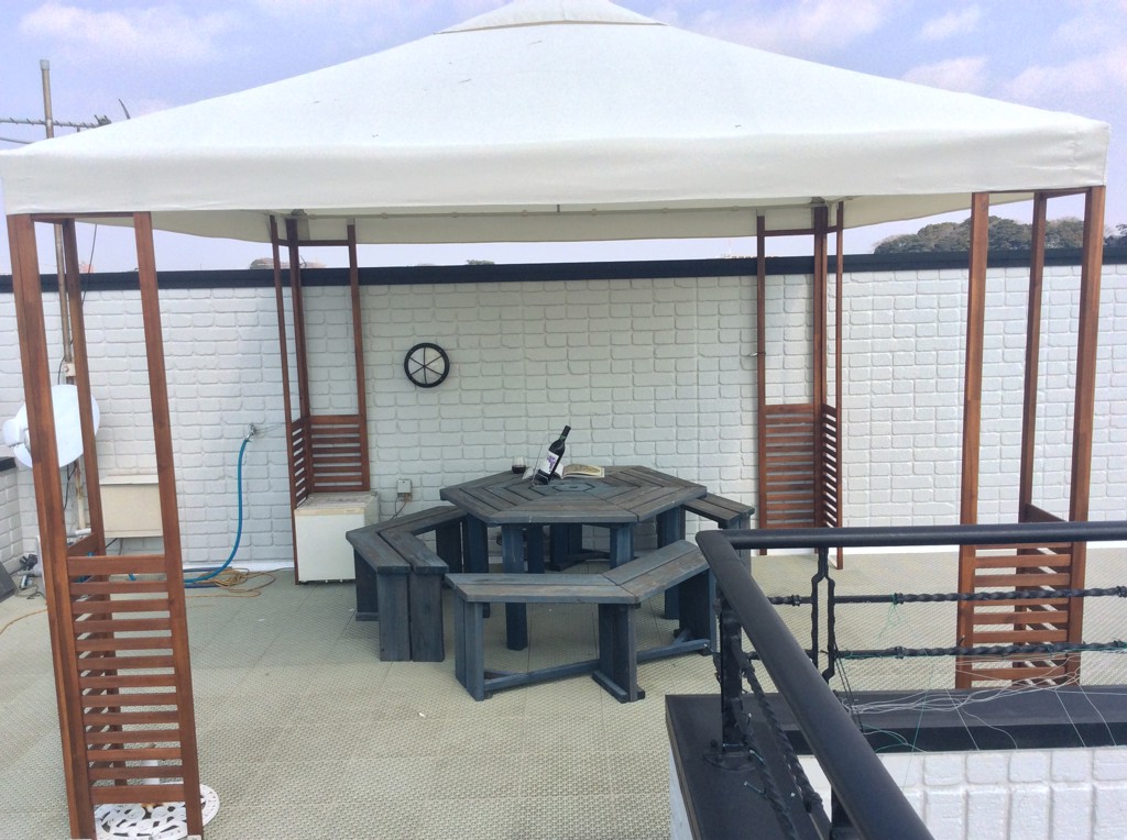 ガーデン テーブル セット BBQ仕様 4点 HXT-135SBR2 | 山善ビズコム