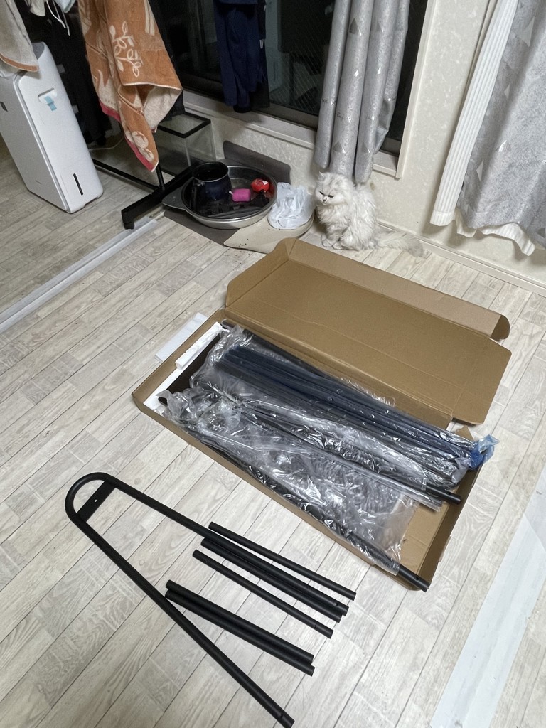 ハンガーラック 棚付き 幅107 ワイド ASH-C | 山善ビズコム オフィス