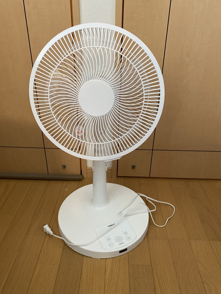 扇風機 DC 30cm 風量7段階 リモコン 左右首振り 切タイマー YLR-YD301E 