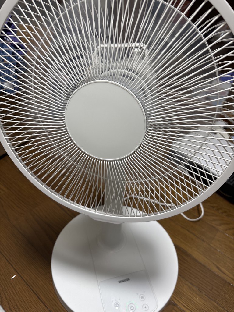 扇風機 DC 30cm 風量7段階 リモコン 左右首振り 切タイマー YLR-YD301E
