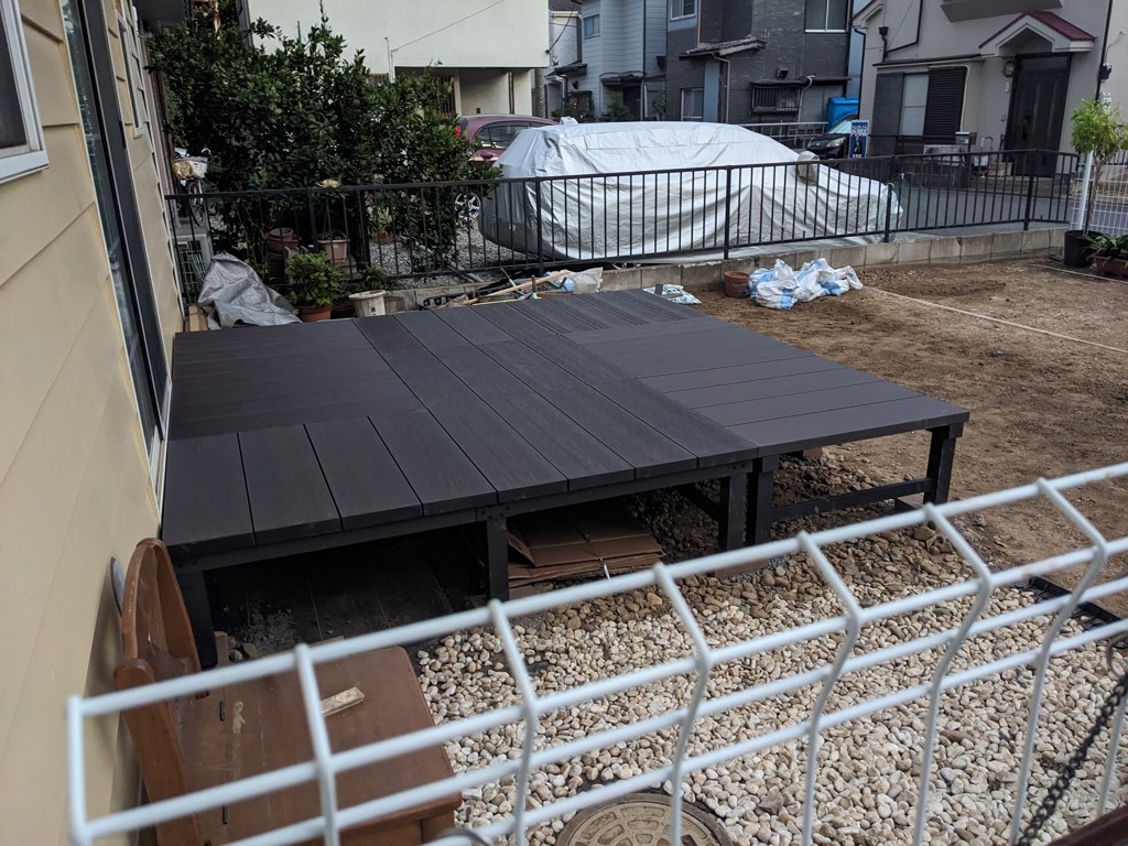 人工木ウッドデッキ YJD-9090 / YJD-1290 山善 | 山善ビズコム