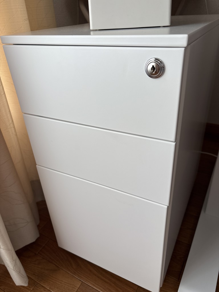 デスクワゴン 3段 キャスター/鍵付き 幅30cm RKD-30 山善 | 山善