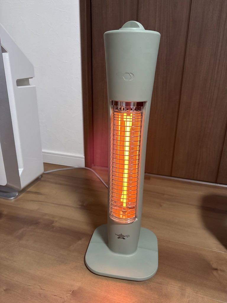グラファイトヒーター 遠赤外線 (200W/400W) 2段階切替 コンパクト AEH