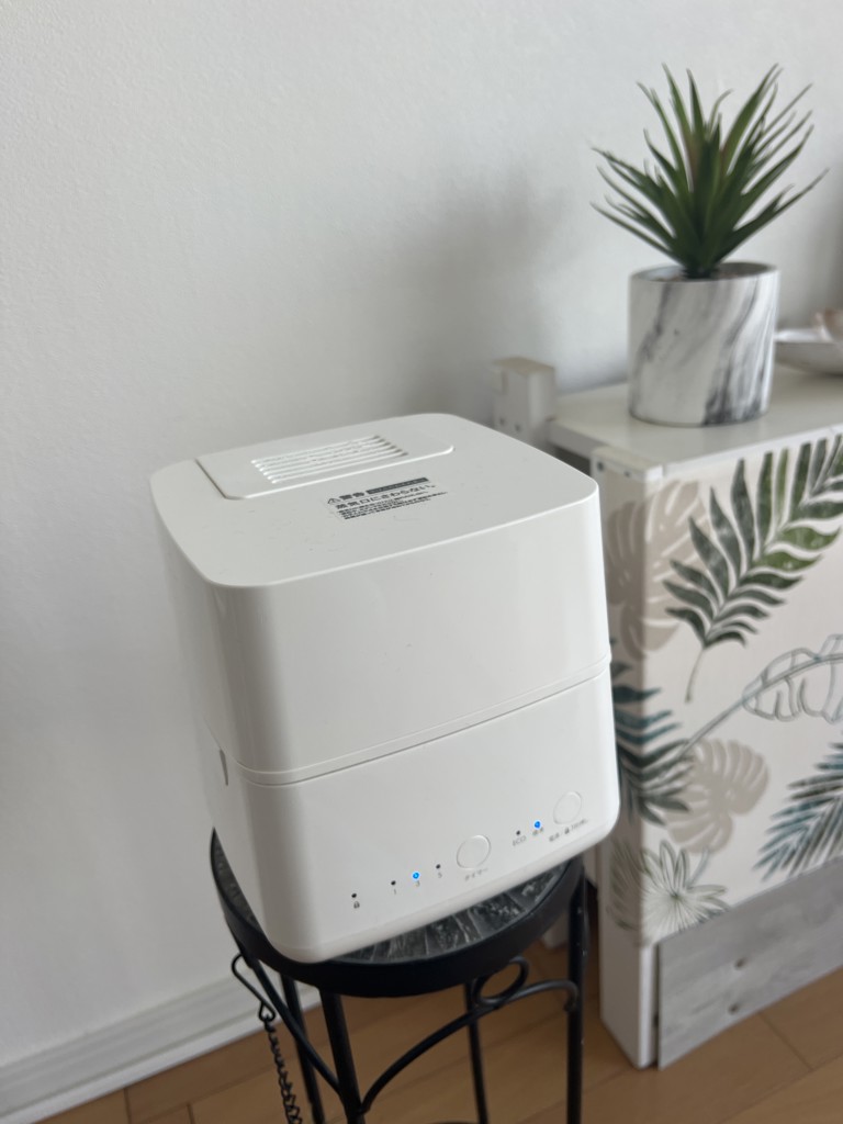 販売終了】スチーム式加湿器 SH-STM200 WT ホワイト トップ