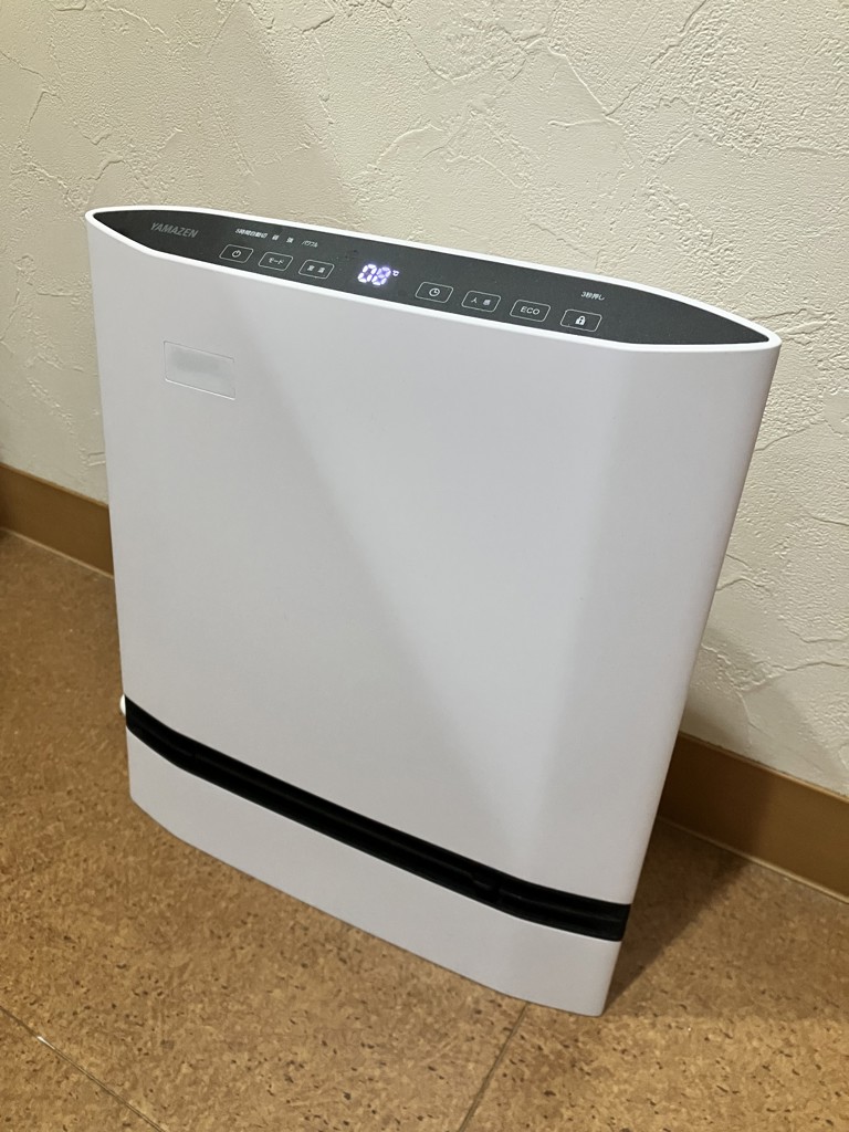 大風量スリムセラミックファンヒーター パネル型 温度センサー/人感