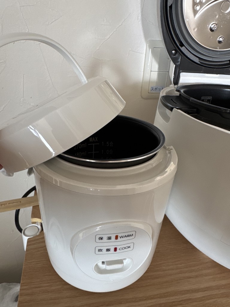 炊飯器 1.5合炊き ミニライスクッカー 小型 YJE-M150 山善 YAMAZEN