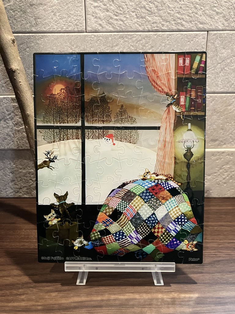 最終値下げ　藤城清治「真夜中の工場」　　　　　保証書有猫 ねこネコ Gallery Gen-so-ka 藤城清治『猫と少女』など全品卸値特価 絵画販売