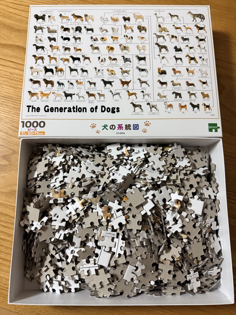 EPO-12-625s ペット・動物 犬の系統図 1000ピース エポック社 の商品