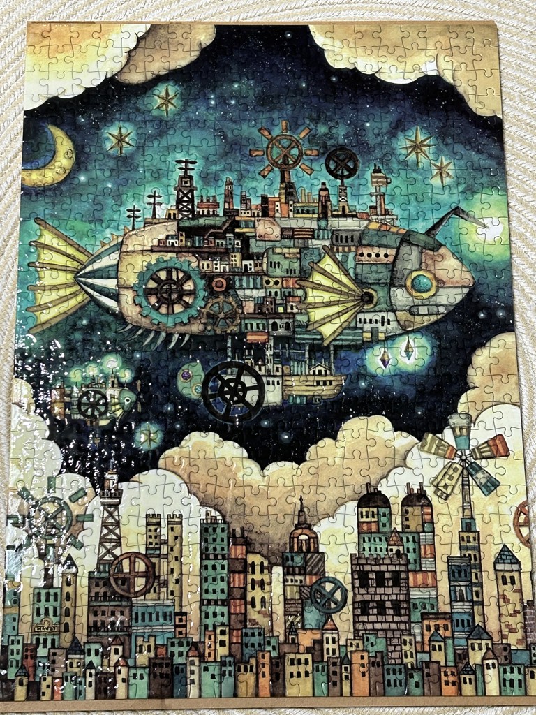 EPO-71-991s 西村典子 Art Puzzle Collection 空想の街 機械