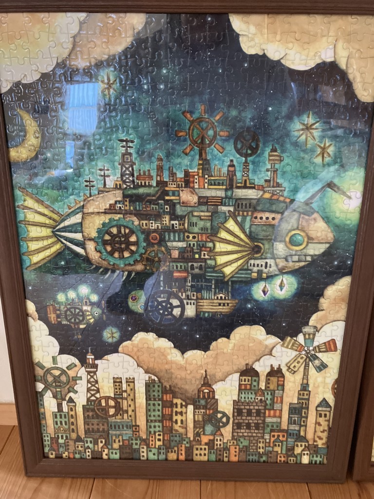 EPO-71-991s 西村典子 Art Puzzle Collection 空想の街 機械仕掛けの空