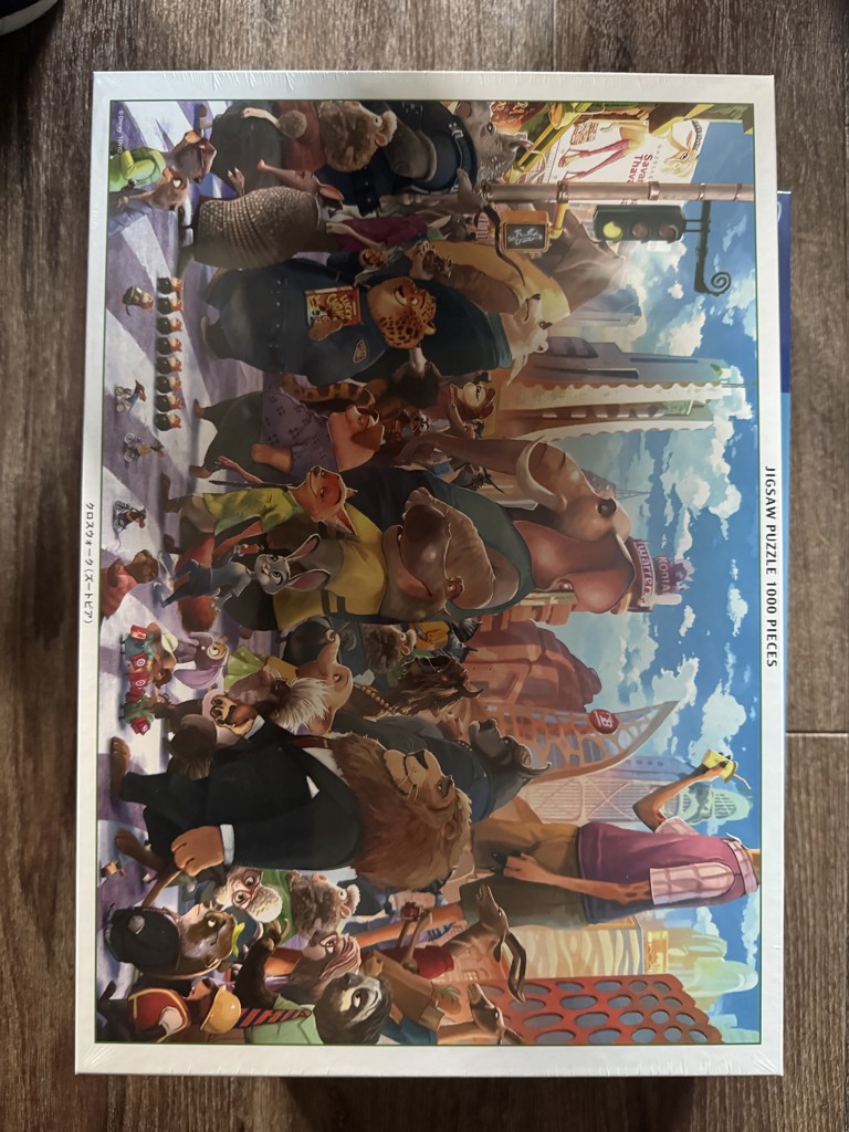 TEN-D1000-904 ディズニー クロスウォーク（ズートピア） 1000ピース