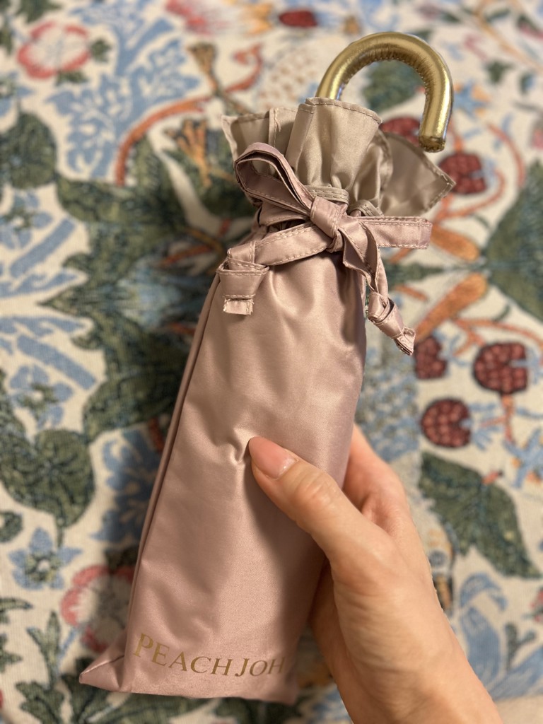 晴雨兼用折りたたみ傘(ワンサイズ ベージュ): PEACH JOHN | ピーチ