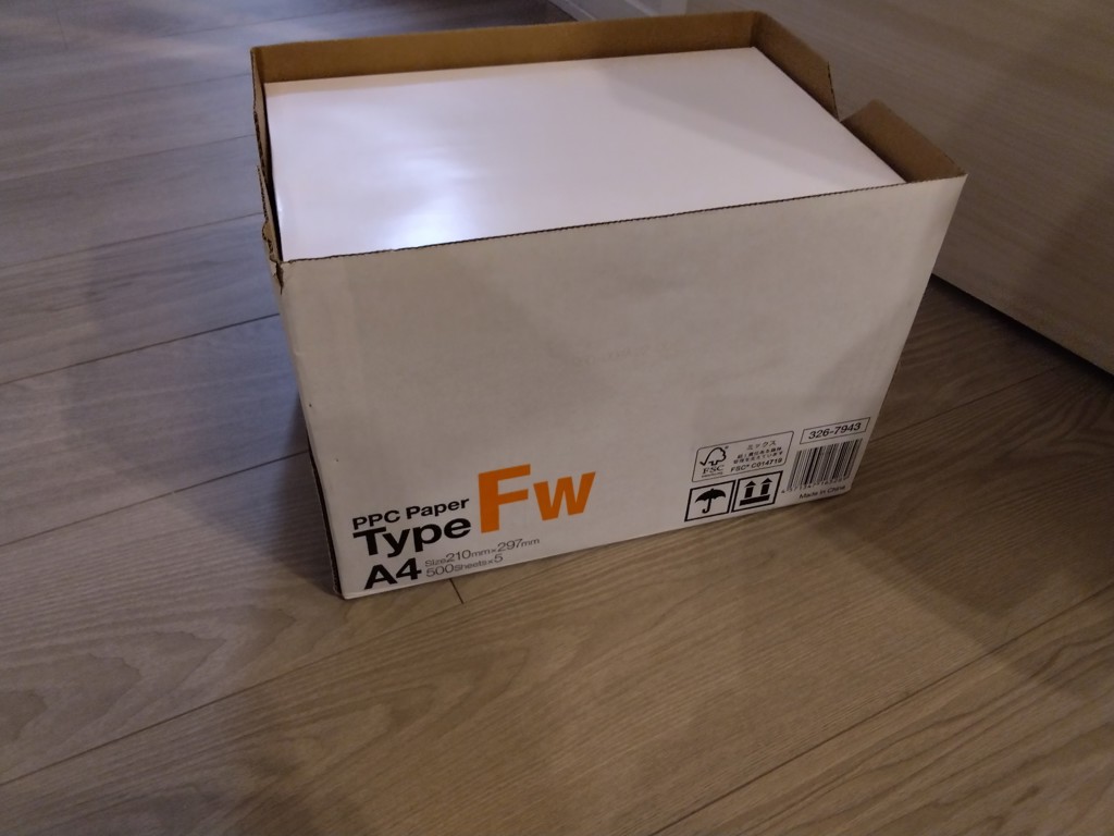 TANOSEE PPC Paper Type FW A4 PPCFW-A4-5 500枚 5冊/箱（ご注文単位1