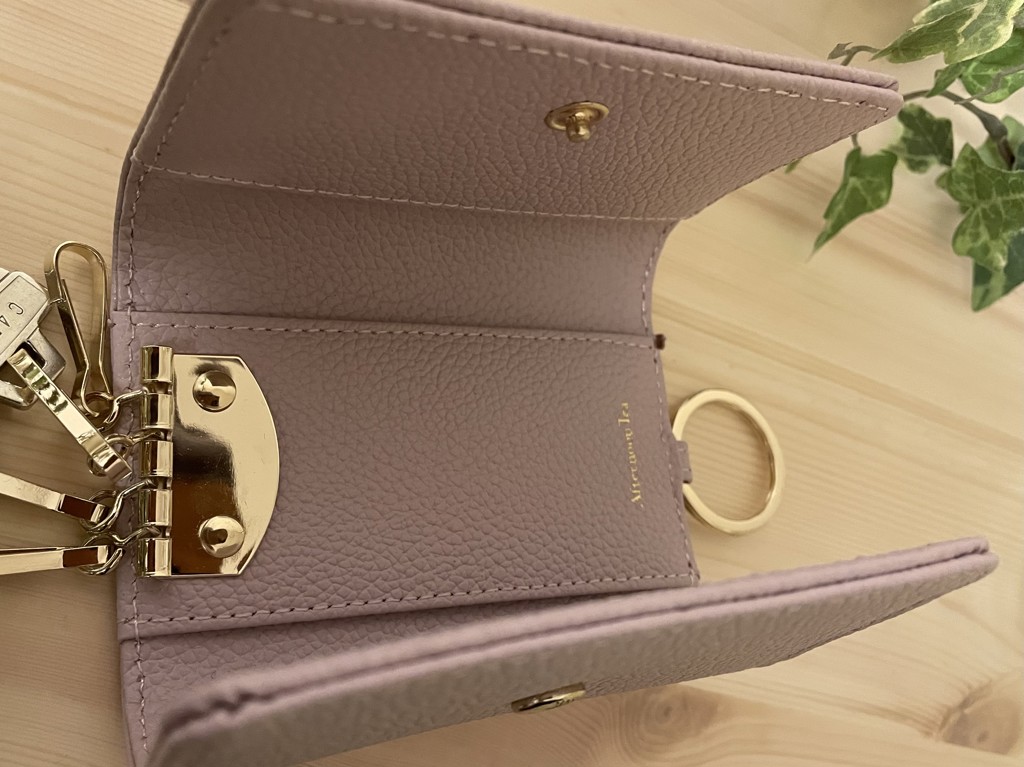 フラワーチャーム付き本革キーケース/Afternoon Tea PREMIUM