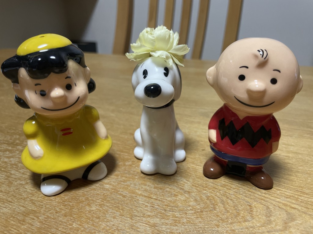 ソルト&ペッパー&フラワーベース 3点セット/PEANUTS | アフタヌーン