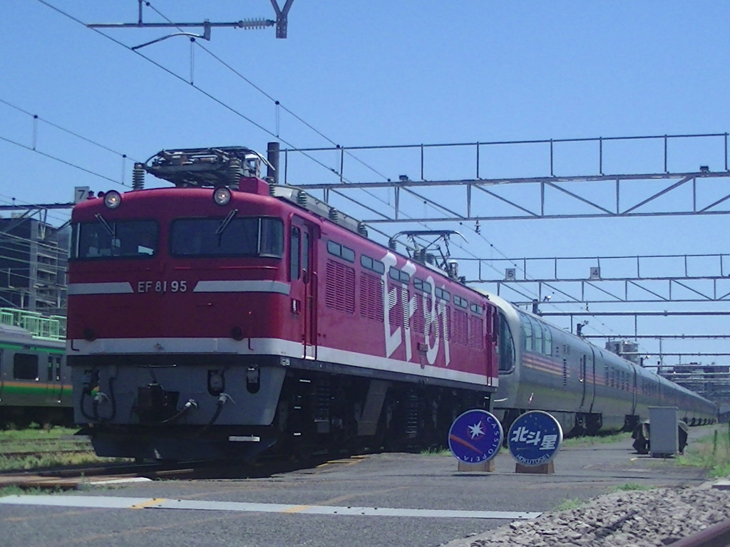 7月21日開催】上野（旧田端）統括センター EF81/E26系 カシオペア客車