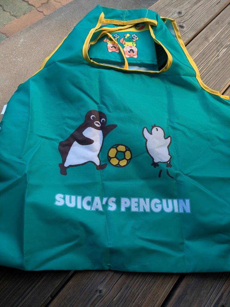 ジェフ×Suicaのペンギン 収納エコバッグ:ジェフユナイテッド市原・千葉