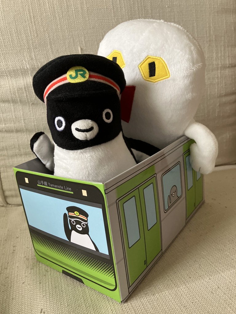 再入荷】Suicaのペンギン 運転士さんぬいぐるみ（山手線車両BOX入り