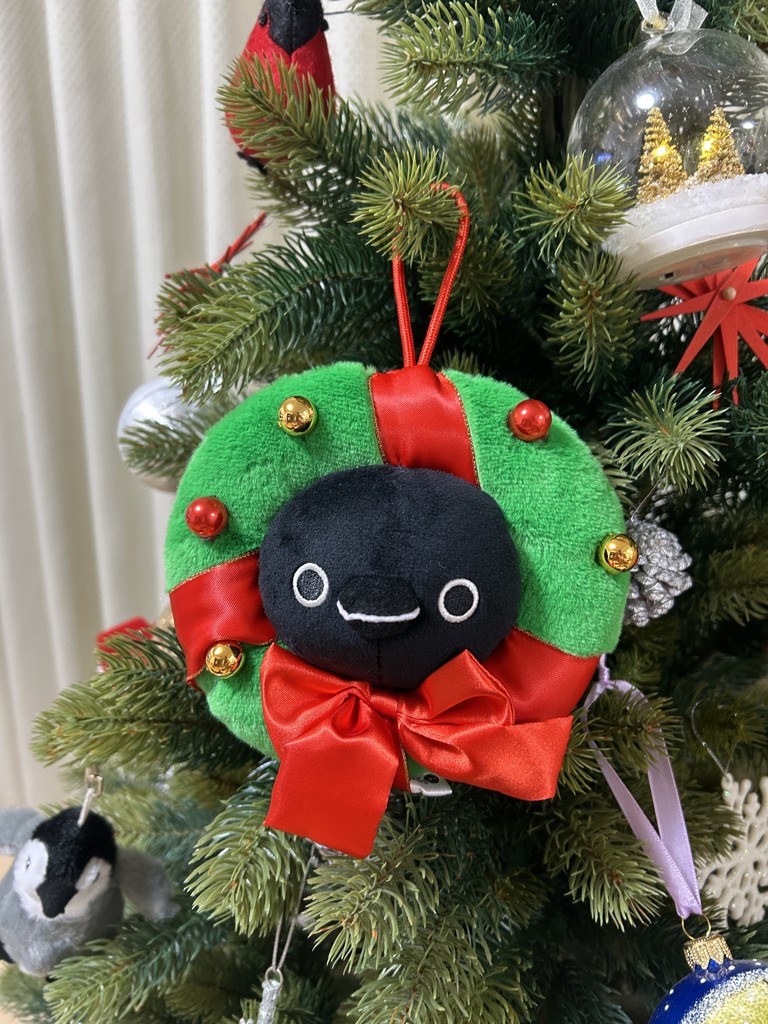 Suicaのペンギン クリスマスリースぬいぐるみ:TRAINIART JRE MALL店