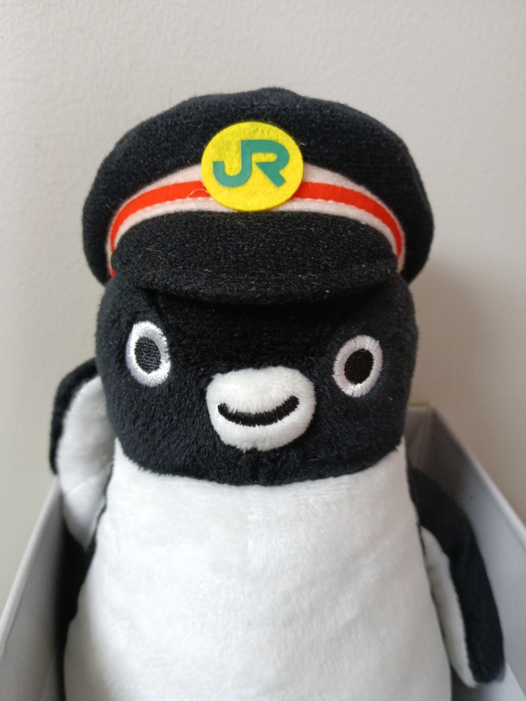 入荷時期未定】Suicaのペンギン 運転士さんぬいぐるみ（山手線BOX