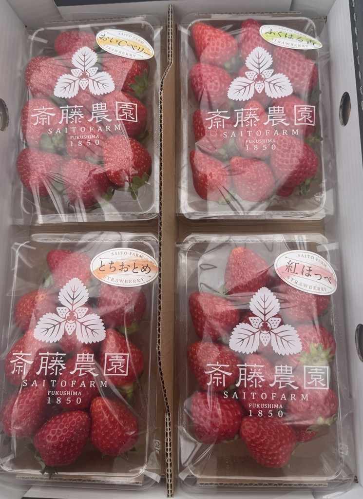 2026年発送＞完熟 いちご 贅沢食べ比べ（1箱） ゆうやけベリー