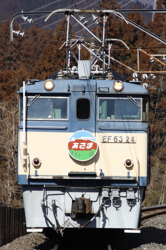 （限定非売品）ED42電気機関車 JR横川機関区　コースター 2024年8月17日 軋む線路!! 快速｢ELぐんま よこかわ｣ 電気機関車