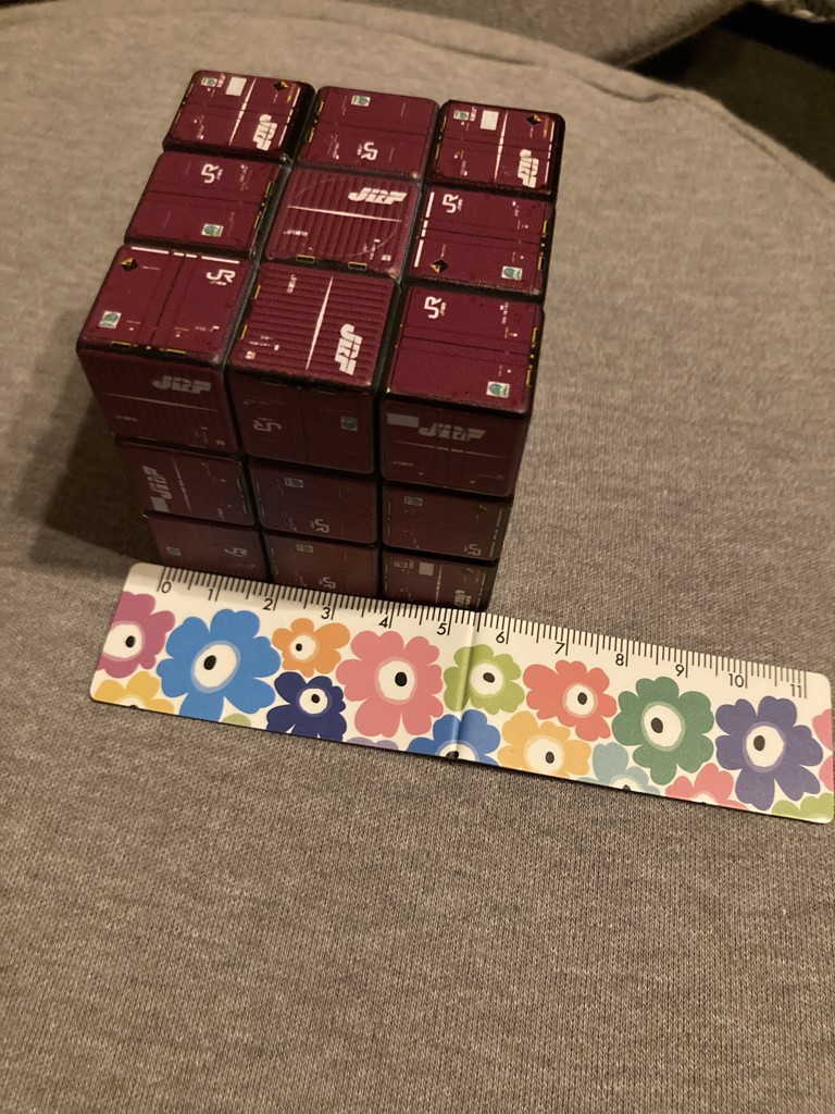 貨物 コンテナキューブ 貨物コンテナ ブロックカレンダー カレンダー