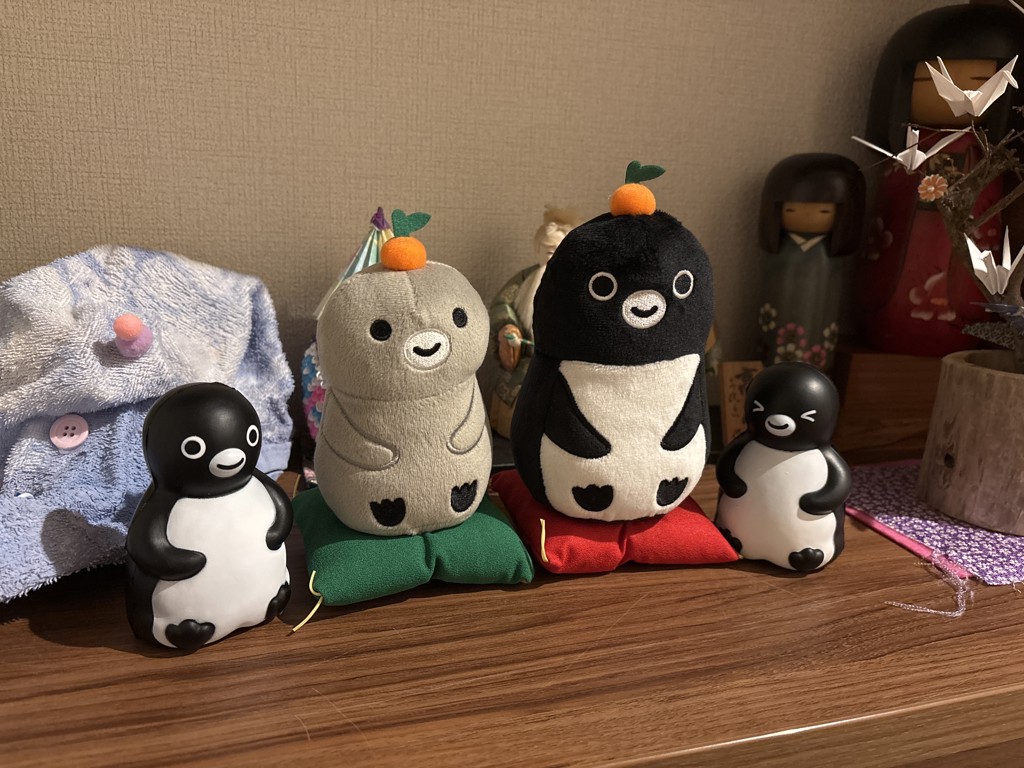Suicaのペンギン 年賀ぐるみ（鏡餅風）:TRAINIART JRE MALL店