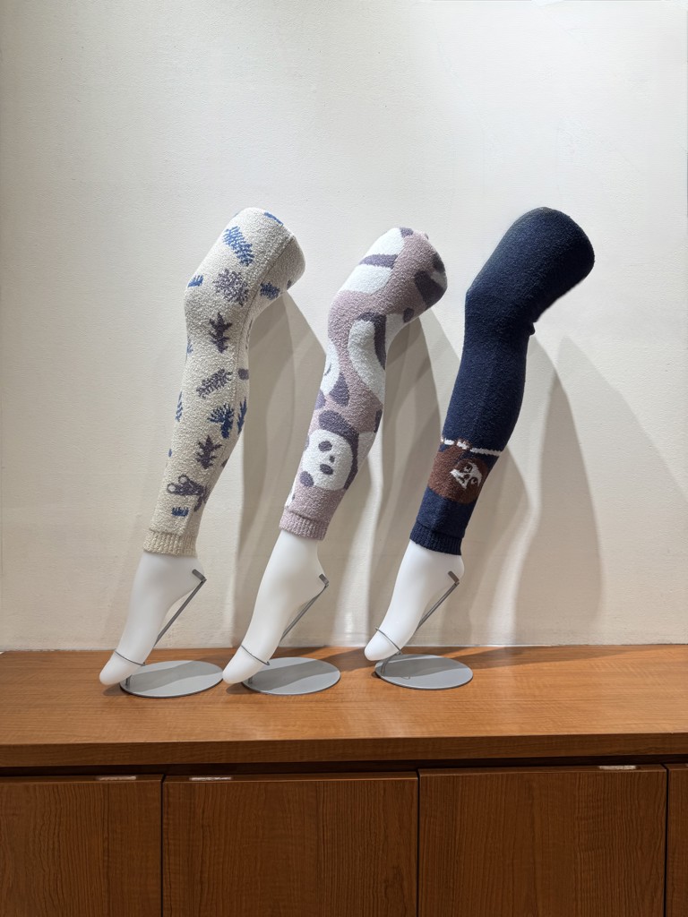 ホットさん】 レギンス モコパン 動物柄 ナチュラル柄 10分丈 (50-0001