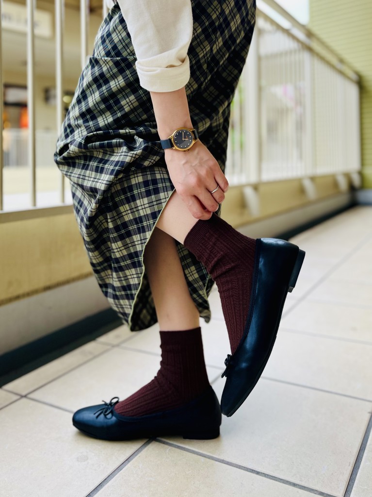 fukuske FUN(フクスケファン)】 靴下 キレイ見えソックス ケーブル