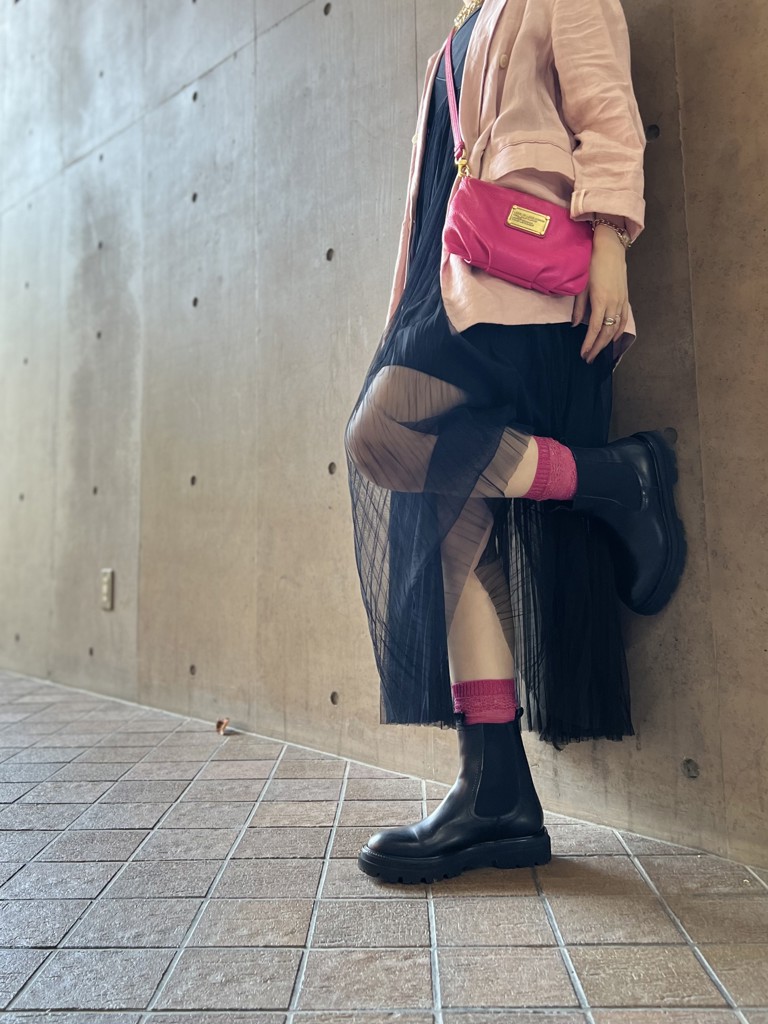 fukuske(ドットフクスケ)： by FUKUMATSU クシュっと PINK！ 無地 ラメ