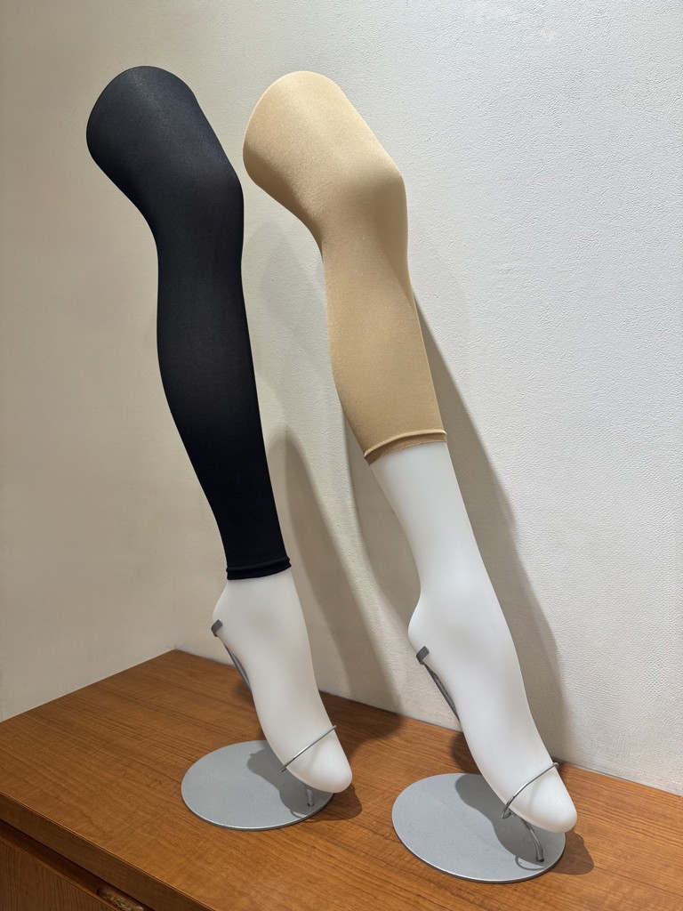 HODOHADA(ほどはだ) ： HIYAHADA】 レギンス 無地 10分丈 接触冷