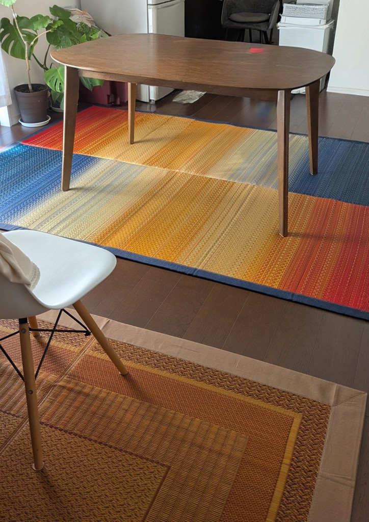 国産 い草ラグ Fジョイ D.STYLE イケヒコ×カイハラデニム 滑り止め