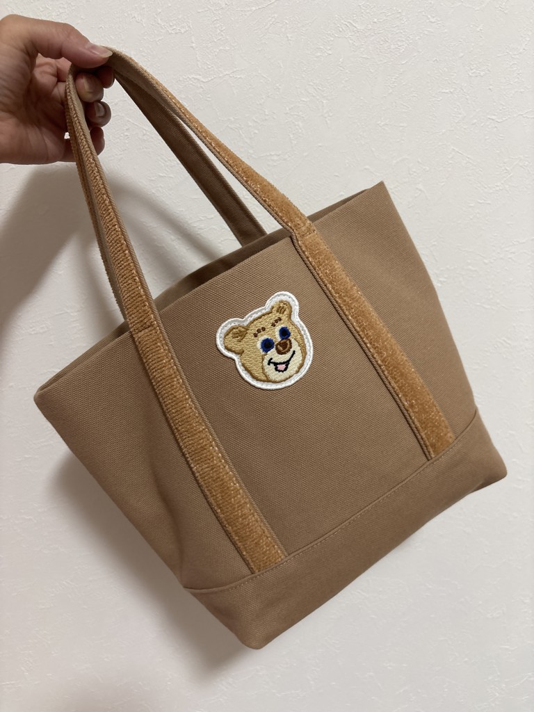 新品★未開封★ラブラリーバイフェイラー★オールドテディ★トートバッグ大web限定 オールドテディ ワッペントートバッグ L/OTE-163164(ネイビー