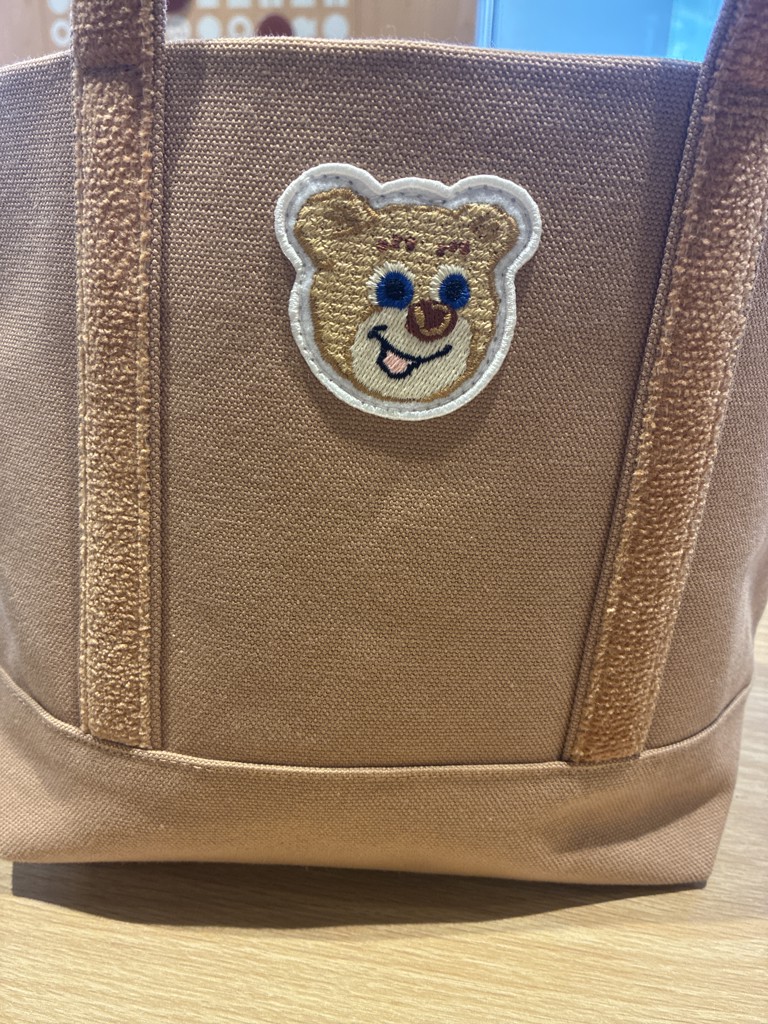 オールドテディ ワッペントートバッグ L/OTE-163164(ネイビー