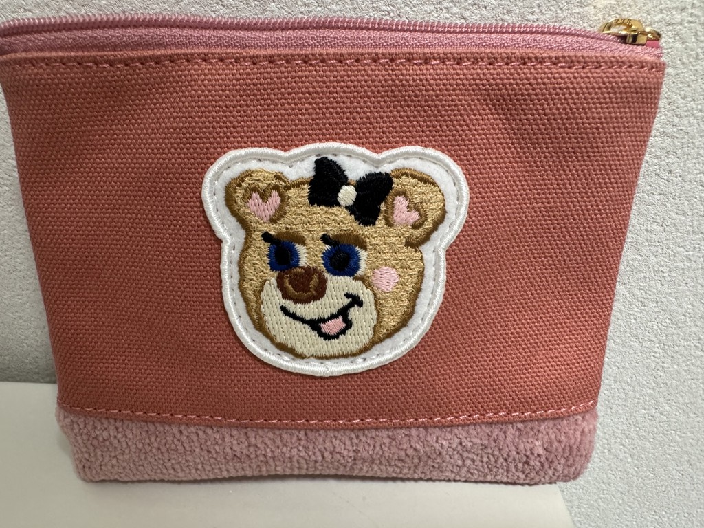 オールドテディガール ワッペンポーチ L/OTG-260699(ピンク): LOVERARY