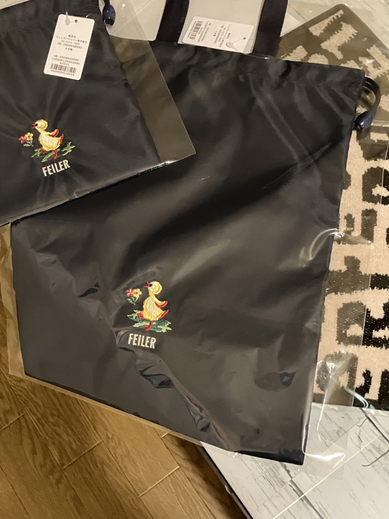 ハイジ 手つき巾着 HE-260495（取扱店舗限定）(ネイビー): FEILER