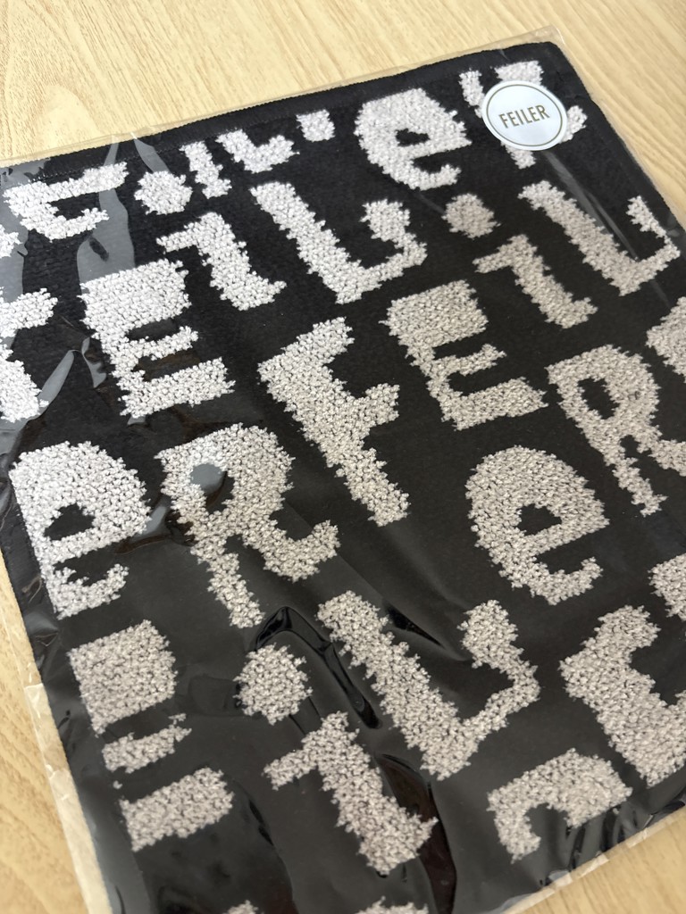 ギグル ハンカチ（取扱店舗限定）(ベージュ×ブラック): FEILER CLEAR