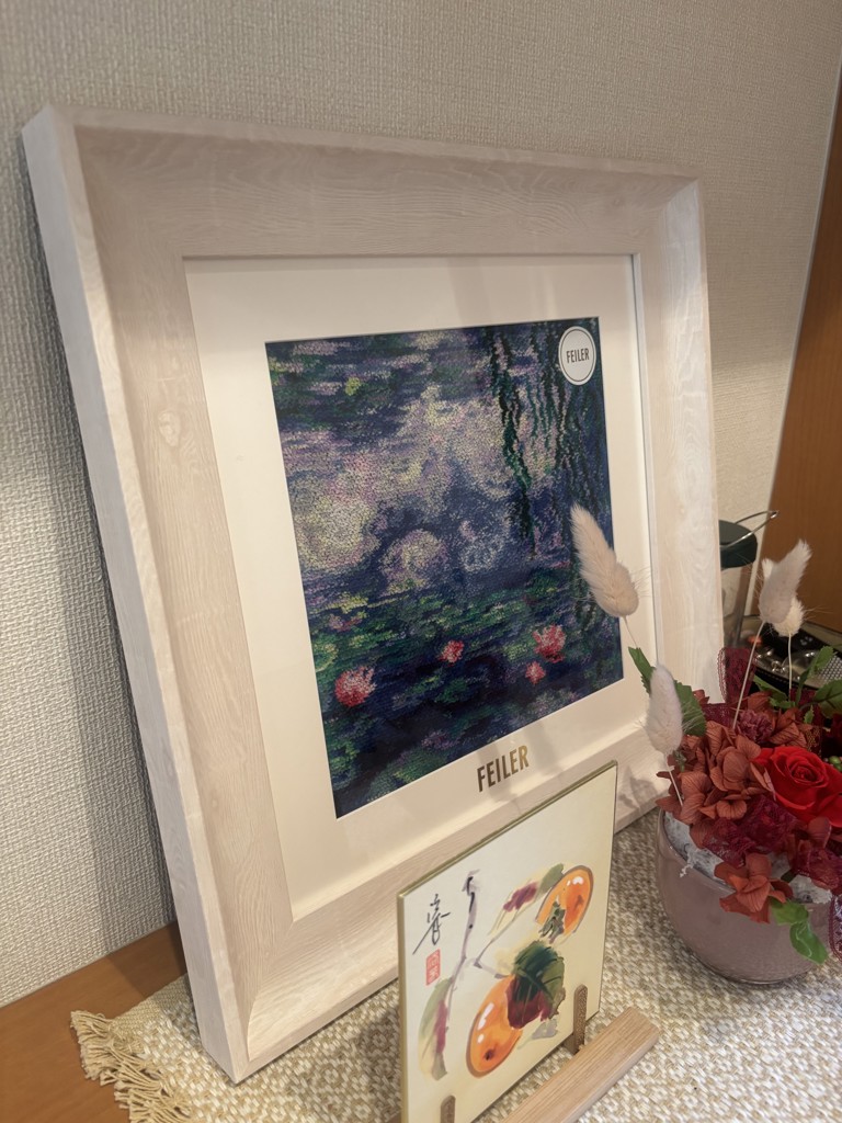 フェイラー 額 ホワイト ハンカチ用 KS-251001 額 KS-251001(ホワイト